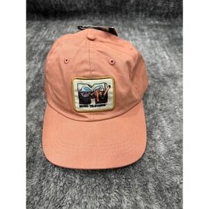MTV Music Television Pink Baseball Cap Adjustable Y2K NWT Soft Grunge Dad Core